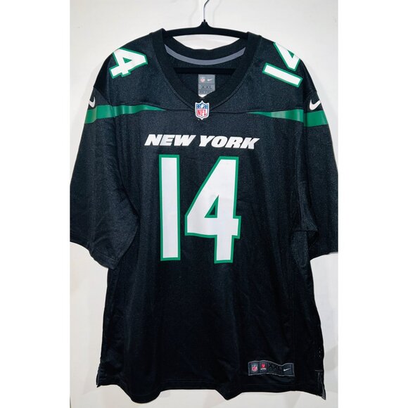 New York Jets Sam Darnold #14 NFL On Field Jersey Black XXL - Picture 1 of 3